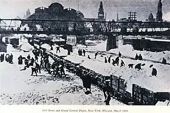 45th Street and Grand Central Depot, Manhattan, March 12