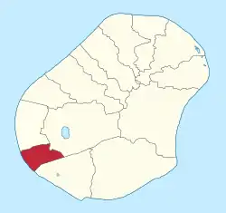 Boe District within Nauru