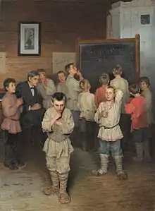 Image 13Mental Calculations. In the school of SRachinsky by Nikolay Bogdanov-Belsky. 1895. (from History of education)