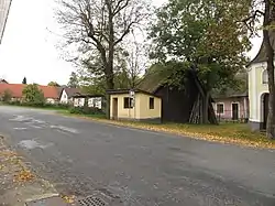 Bus stop and a chapel