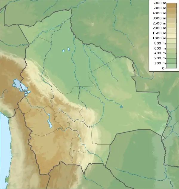 Jach'a Wankarani is located in Bolivia