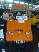 Bond Bug on the Reliant Stand at the 2011 NEC Classic Car Show in Birmingham