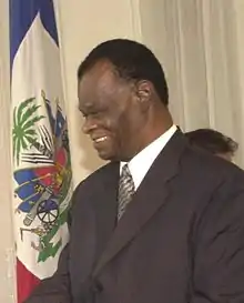 Image 19Provisional President Boniface Alexandre (2004–2006) led the intervention of the UN peacekeeping force in Haiti in 2004 (from History of Haiti)