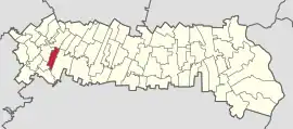 Location in Ialomița County