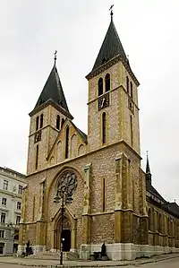 The Sarajevo cathedral