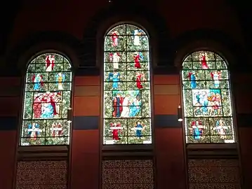 Edward Burne-Jones and William Morris' Nativity windows, 1882, Trinity Church, Boston