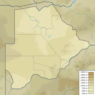 Matsieng Footprints is located in Botswana