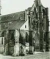 The church in 1859, without the unfinished twin towers