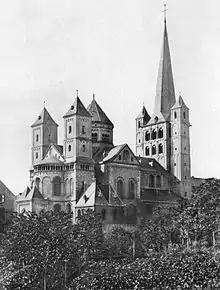 The Abbey of Brauweiler was founded in the early 11th century by Pfalzgraf Ezzo of Lotharingia and his wife Mathilde, daughter of the German Emperor Otto II, near Cologne, the place where their marriage had been celebrated.