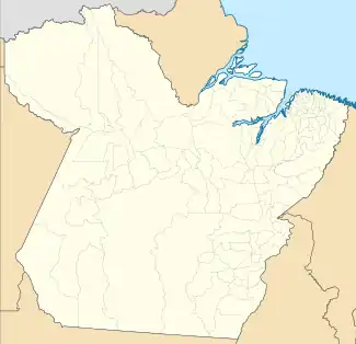 Fordlândia is located in Pará