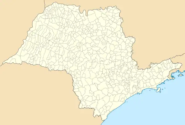 Location of Sistema Cantareira in Brazil.