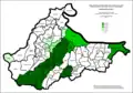 Share of Bosniaks in Brčko by settlements 1991