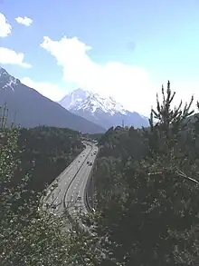 Brenner Autobahn near Innsbruck