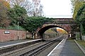 Salisbury Road bridge, Eastern end of platform