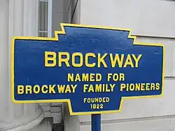 Official logo of Brockway, Pennsylvania