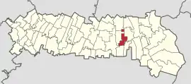 Location in Ialomița County