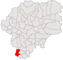 Location in Bistrița-Năsăud County