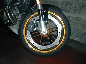 Buell wheel and perimeter brake