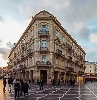 Fountains Square and House of Musa Nagiyev