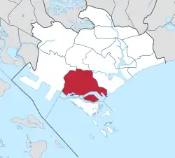 Location in Central Region