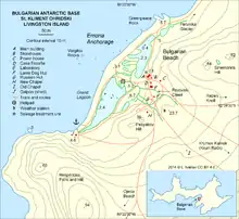 Base area and facilities in 2014