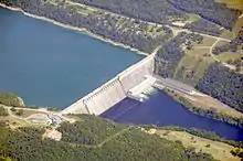 Bull Shoals Dam in Bull Shoals, Arkansas has the single most generating capacity in the SWPA. Its capacity is 380 MW.