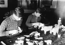 Production of turned animals (Seiffen, 1929)