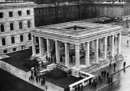 The "Ehrentempel" honoring the Blutzeuge at Königsplatz, Munich in 1936.