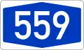 Bundesautobahn 559 number.svg