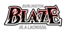 Burlington Blaze Jr A team logo