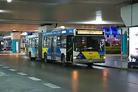 Express bus between the city and the airport