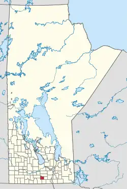 Location of the RM of Thompson in Manitoba