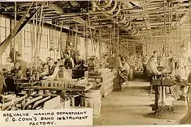 Valve making department