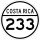 National Secondary Route 233 shield}}