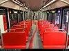 Interior of a Calgary Transit refurbished SD160 (#2219)