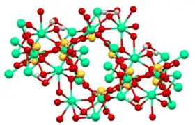 Structure of anhydrous CaSO3.