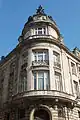 Rotunda at the angle of rue d'Argent and rue du Fossé-aux-Loups, designed by Alban Chambon in the 1910s