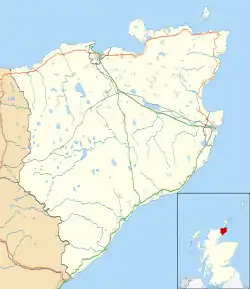 Ulbster is located in Caithness