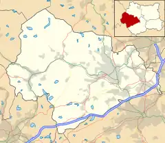 Chiserley is located in Calderdale