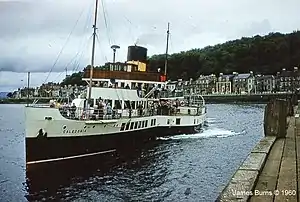 Caledonia at Rothesay in 1960