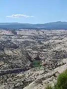 Calf Creek Canyon runs near Route 12.