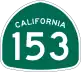 State Route 153 marker