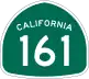 State Route 161 marker