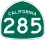 State Route 285 marker