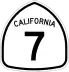 State Route 7 marker