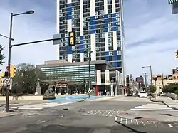 View of Callowhill from Chinatown