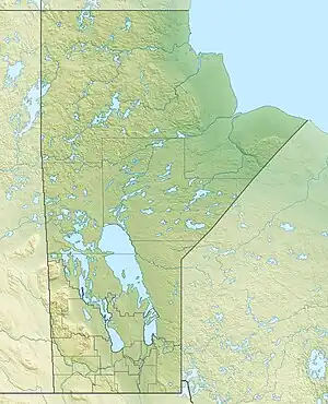 Thompson Lake is located in Manitoba