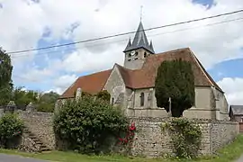 The church in Dampierre-en-Bray