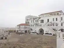 Cape Coast Castle, as rebuilt by the British in the 18th century