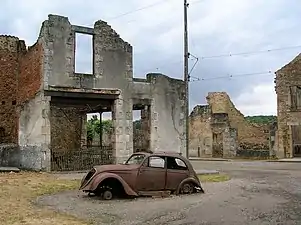 Ruins of Oradour-sur-Glane